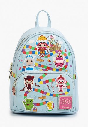 Рюкзак Loungefly POP Hasbro Candy Land Take Me To The Mini Backpack CLDBK0001. Цвет: голубой