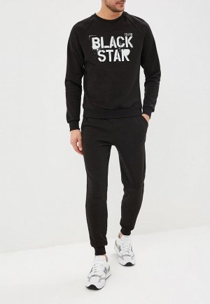 Костюм спортивный Black Star Wear BASIC SPRAY. Цвет: черный