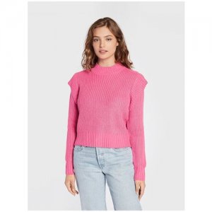 Пуловер для женщин, Brave Soul, модель: LK-274SIMPSON, цвет: черный, размер: XS SOUL. Цвет: розовый