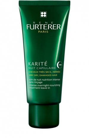 Питательная сыворотка для ночного ухода за волосами Karite Rene Furterer. Цвет: бесцветный