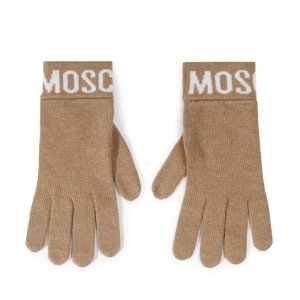 Перчатки MOSCHINO, бежевый Moschino