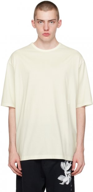 Кремового цвета Свободная футболка Y-3