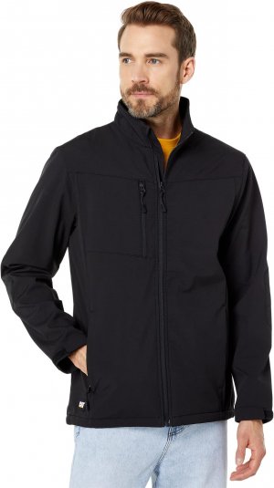 Куртка Grid Fleece Bonded Softshell Jacket , черный Caterpillar