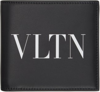 Черный кошелек 'VLTN' Valentino Garavani