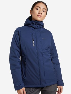 Куртка утепленная женская Troposphere, Синий, размер 44 Jack Wolfskin. Цвет: синий