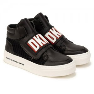 Ботинки демисезонные D39064/09B_37 DKNY. Цвет: черный