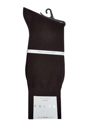 Хлопковые носки из тонкой пряжи с легким сатиновым блеском FALKE. Цвет: коричневый