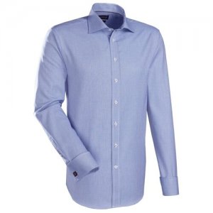 Рубашка , размер 41, синий, белый JACQUES BRITT. Цвет: синий/белый