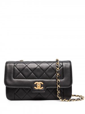 Маленькая сумка на плечо Classic Flap 1990-х годов Chanel Pre-Owned. Цвет: черный