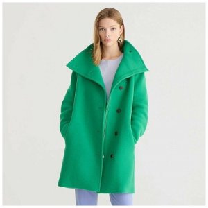 Пальто , размер M, зеленый J.Crew. Цвет: зеленый
