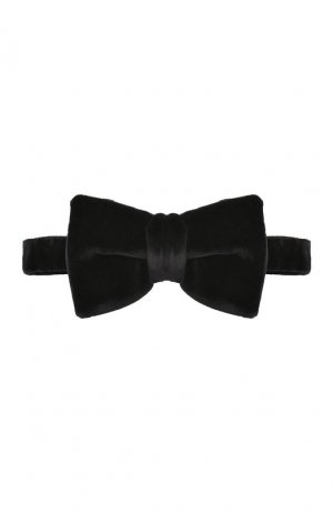 Хлопковый галстук-бабочка Tom Ford. Цвет: чёрный