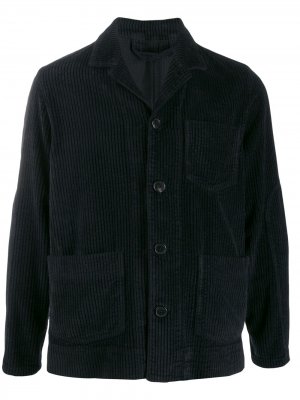 Вельветовая куртка-рубашка Altea. Цвет: черный