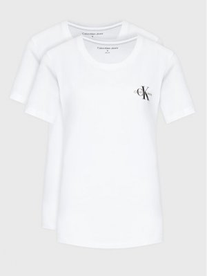 Комплект из 2 футболок узкого кроя , белый Calvin Klein