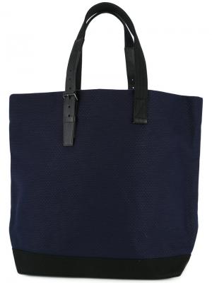 Классическая сумка-шоппер Cabas. Цвет: синий