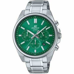 Наручные часы Edifice EFV-650D-3A, зеленый CASIO. Цвет: зеленый