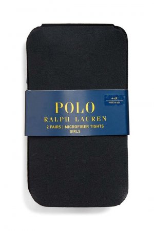 Детские колготки , 2 пары, черный Polo Ralph Lauren