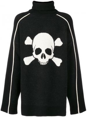 Трикотажный свитер D.Gnak. Цвет: черный