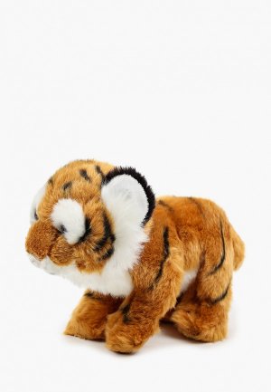 Игрушка мягкая WWF Тигр, 20 см. Цвет: коричневый