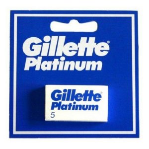 Сменные лезвия для бритвы Platinum (5 единиц) Gillette