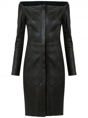 Leather short dress Tufi Duek. Цвет: черный