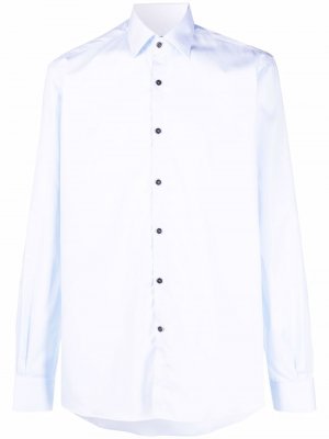 Рубашка с длинными рукавами Karl Lagerfeld. Цвет: синий