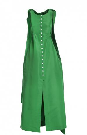 Платье вечернее Rosie Assoulin. Цвет: зеленый