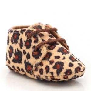 Ботиночки со шнуровкой R baby. Цвет: леопардовый рисунок
