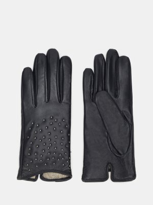 Кожаные перчатки ORSA. Цвет: темно-синий