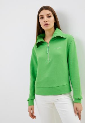 Олимпийка Tommy Hilfiger. Цвет: зеленый