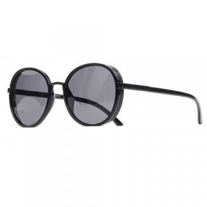 Солнцезащитные очки мужские/Оправа круглая/Поляризация/Ультрафиолетовый фильтр UV400/Подарок Matrix. Цвет: черный