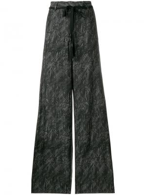 Расклешенные классические брюки Ann Demeulemeester. Цвет: черный