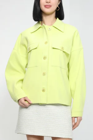 Куртка женская 23061070 зеленая 40 EU Perspective. Цвет: зеленый