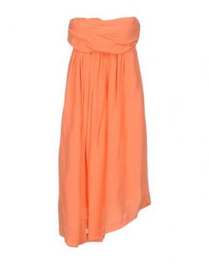Короткое платье E-GÓ. Цвет: лососево-розовый