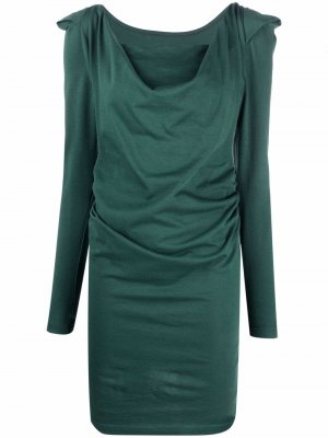 Платье мини Elizabeth из джерси Vivienne Westwood. Цвет: зеленый