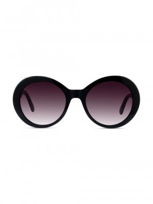 Круглые солнцезащитные очки Falabella Pins 54 мм , черный Stella McCartney