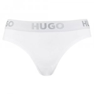 Женские трусы Brief Sporty Logo HUGO. Цвет: белый
