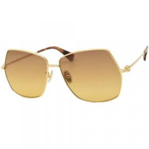 Солнцезащитные очки MM0035-H, золотой, желтый Max Mara. Цвет: бежевый/желтый/золотистый