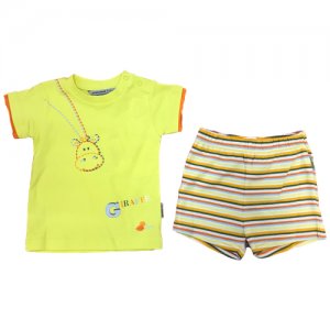 Футболка с шортами для малыша (Размер: 62), арт. 122149+372148, цвет Желтый Jacky. Цвет: мультиколор