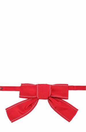 Галстук-бабочка в виде банта Dolce & Gabbana. Цвет: красный