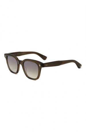Солнцезащитные очки Garrett Leight. Цвет: коричневый