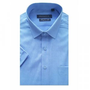 Рубашка , размер 40 ворот/172-180, голубой Imperator. Цвет: голубой