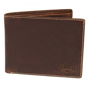 Бумажник KD1117-03, фактура гладкая, коричневый KLONDIKE 1896. Цвет: коричневый