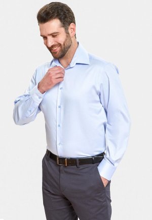 Рубашка Kanzler Slim fit. Цвет: голубой