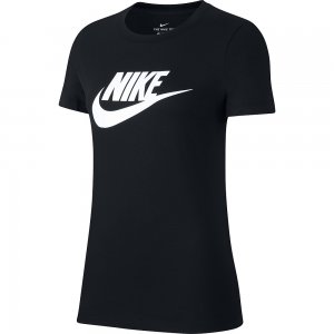 Женская футболка Sportswear Tee Essential Icon Futur Nike. Цвет: черный