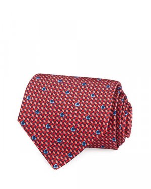 Шелковый галстук Salvatore Rosso Ga Ferragamo