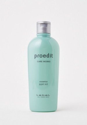 Шампунь Lebel Proedit Care Works Soft Fit Shampoo - для жестких и непослушных волос, 300 мл. Цвет: прозрачный