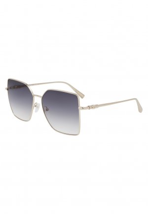 Солнцезащитные очки , золотой градиентный дым Longchamp