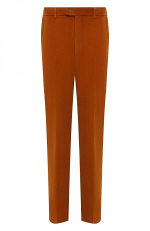 Хлопковые брюки Hiltl. Цвет: оранжевый