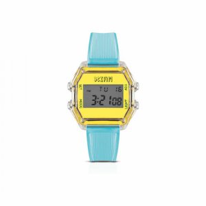 Наручные часы Fashion IAM-KIT541, голубой I am. Цвет: голубой/голубой-желтый/жёлтый