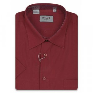 Рубашка , размер 46RU/S/176-182/39 ворот, красный Maestro. Цвет: красный